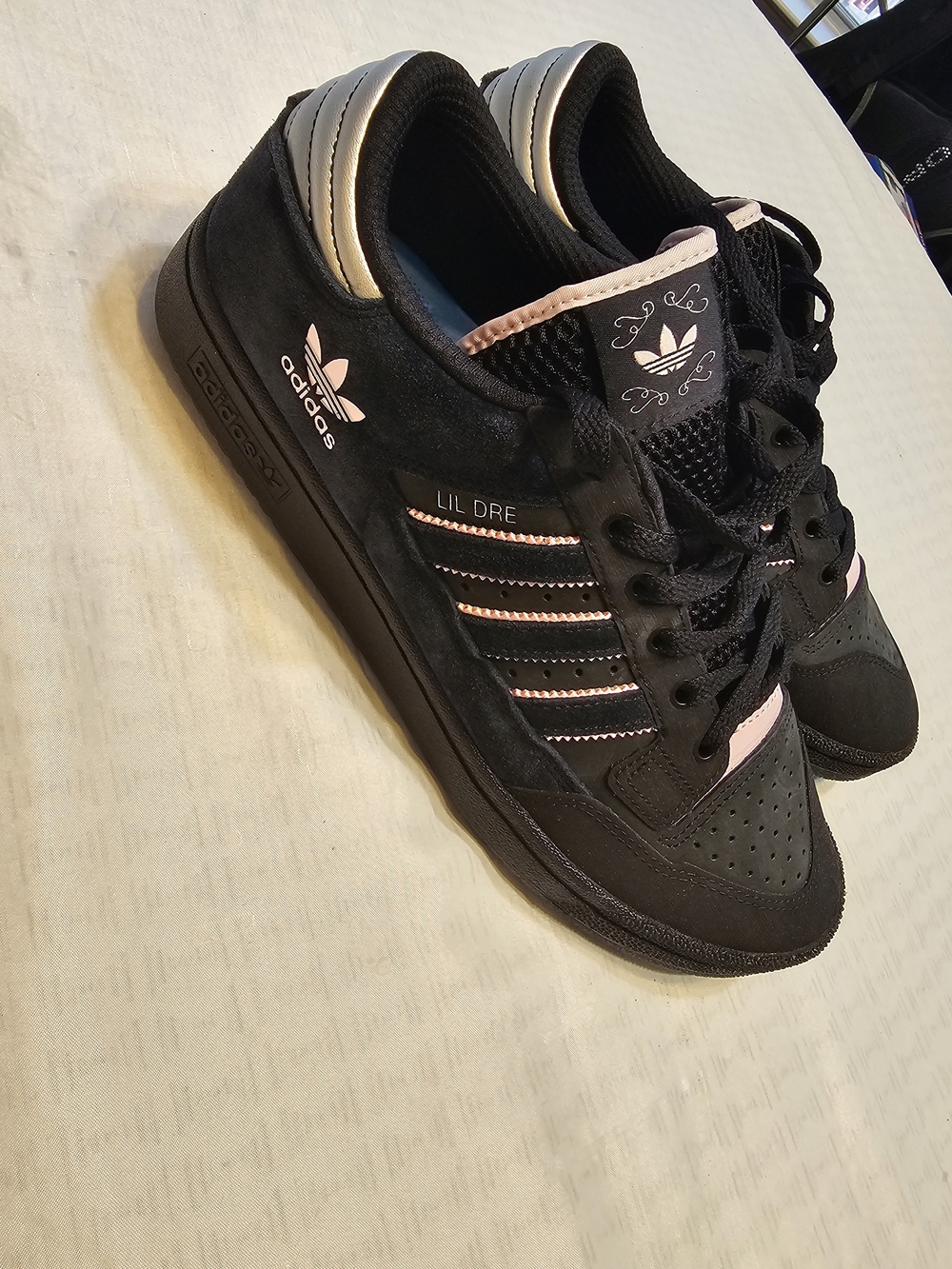 Brand New Adidas Centennial 85 Low ADV x Lil Dre - Core Black / Clear Pink 11